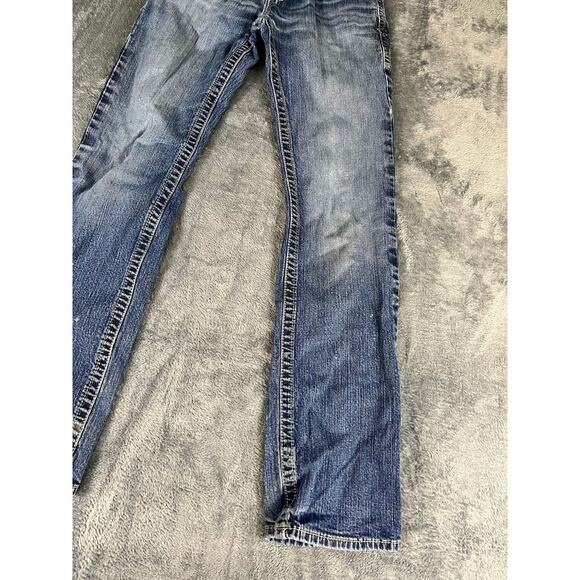 Ariat M5 Straight Leg Jeans 30x36 Blue Denim Made in Mexico Good Condition - Picture 2 of 10